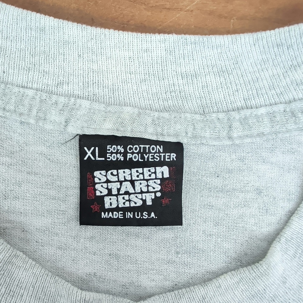 Single Stitch Second Amendment Usa Made Grey T-Sh… - image 2